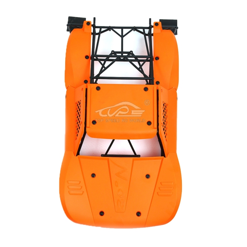 TOP SPEED RC WORLD Body Completely set Include rollcage and bodyshell Orange for Losi 5ive T