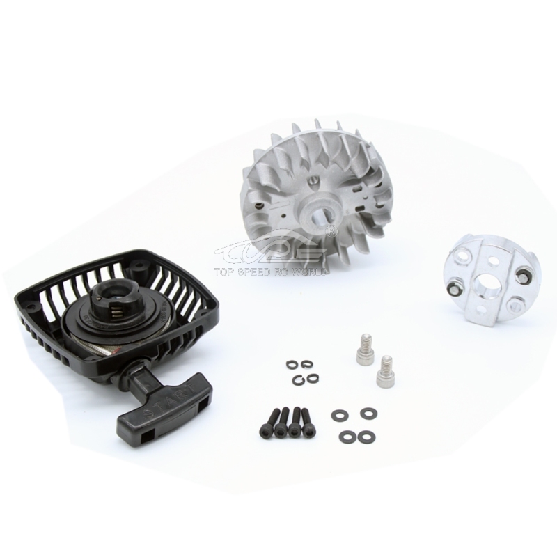 CNC Easy starting pull starter KIT fit for HPI rovan Kingmotor baja 5B losi-5T