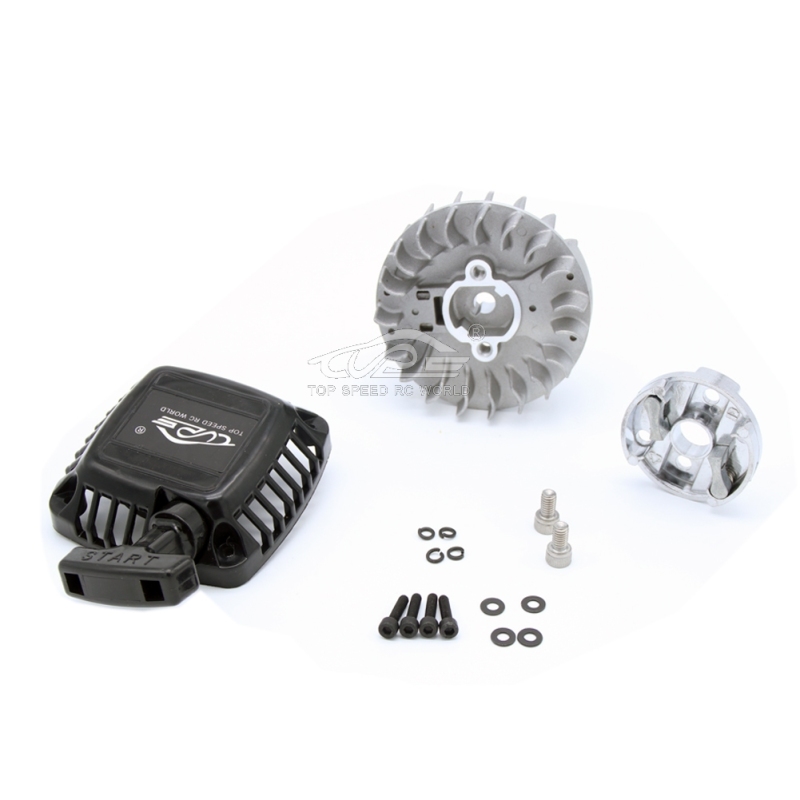 CNC Easy starting pull starter KIT fit for HPI rovan Kingmotor baja 5B losi-5T