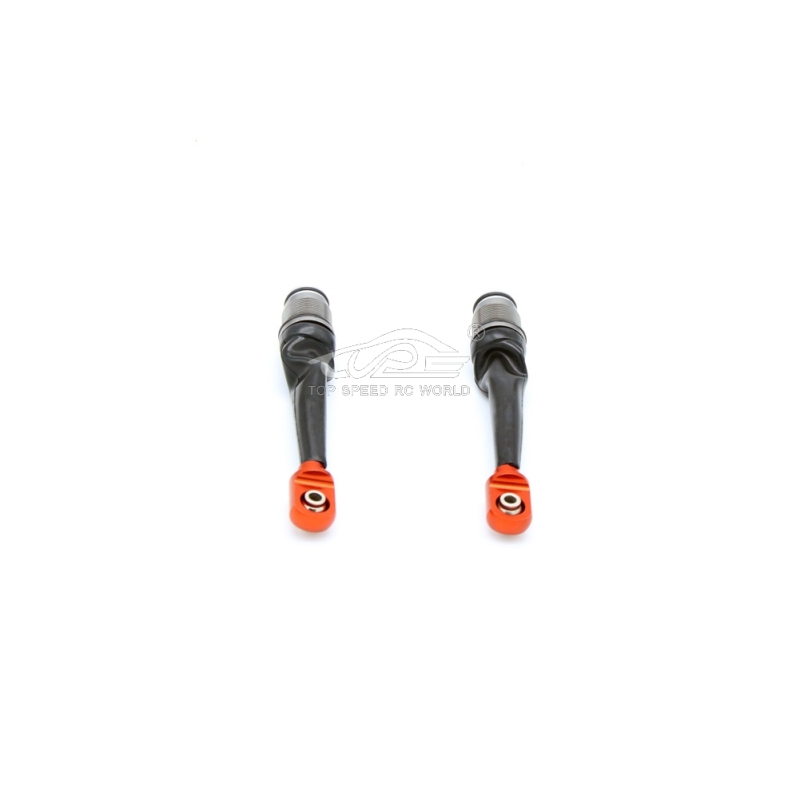 Alloy front shock shaft with boot set Fit 1/5 HPI Baja 5B 5T 5SC