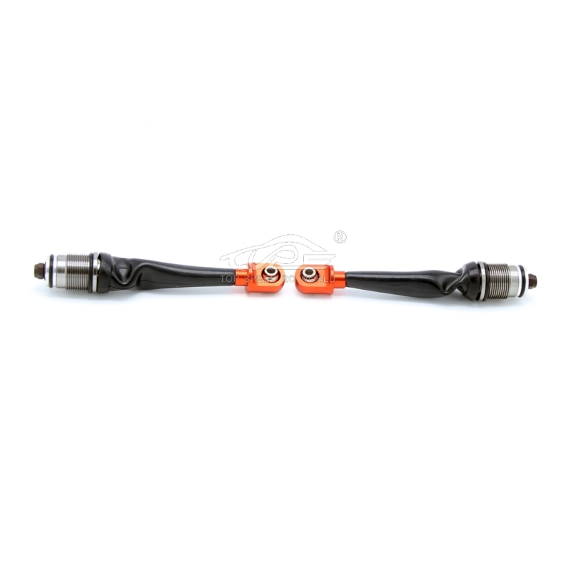 Alloy front shock shaft with boot set Fit 1/5 HPI Baja 5B 5T 5SC