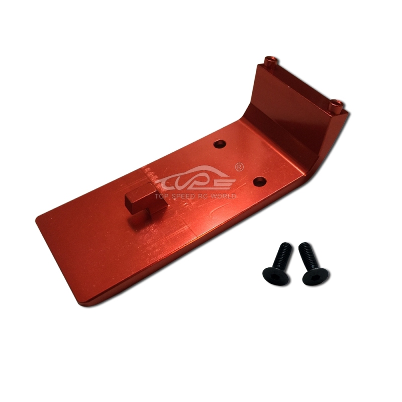 TOP SPEED RC WORLD Alloy CNC Front Guard Orange Red for 1/5 RC Hpi Baja Rovan King Motor 5B