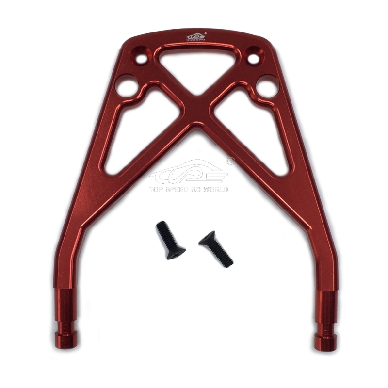 TOP SPEED RC WORLD Alloy Front Bumper Mount Reddish Orange for Hpi Baja 5B 5T 5SC