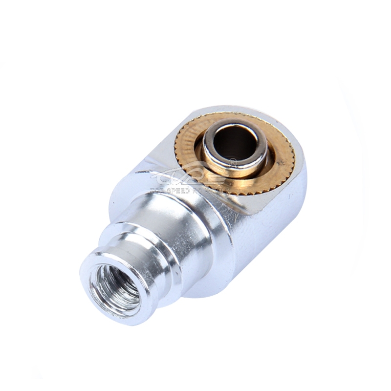 TOP SPEED RC WORLD Alloy 8MM Shock Lower Rod End Silver fit 1/5 RC Hpi Baja RV KM 5B 5T 5SC