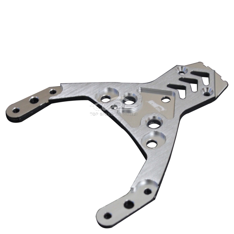 Alloy front upper plate Silver color fit 1/5 RC Buggy HPI BAJA RV KM 5B 5T 5SC