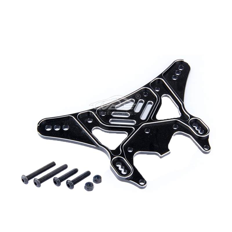 TOP SPEED RC WORLD Alloy 8MM Rear shock absorber bracket Black fit Losi 5ive T