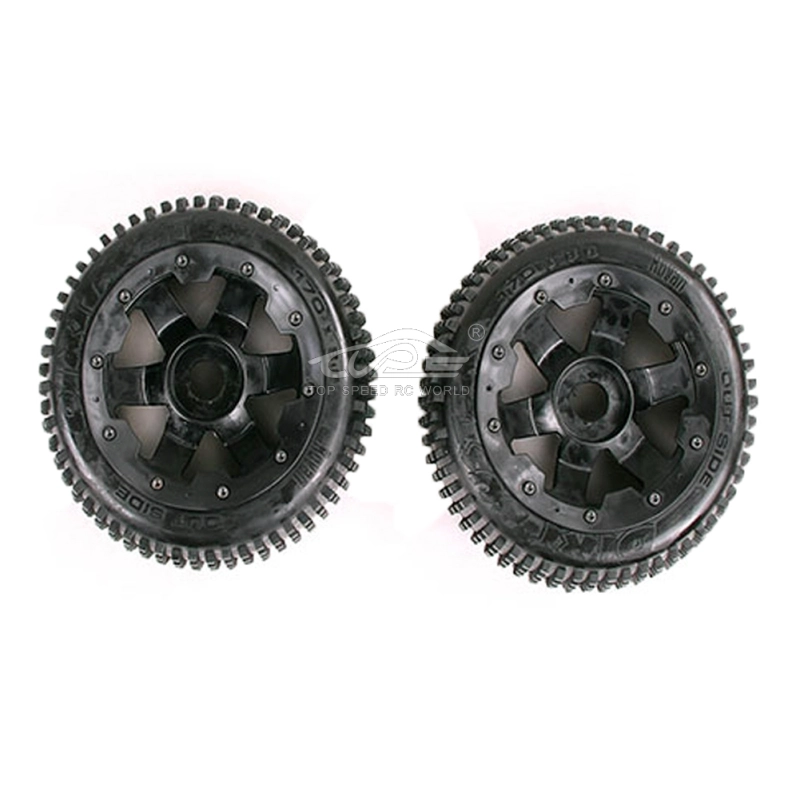 Rear off-road wheel set Fit 1/5 HPI Baja 5B