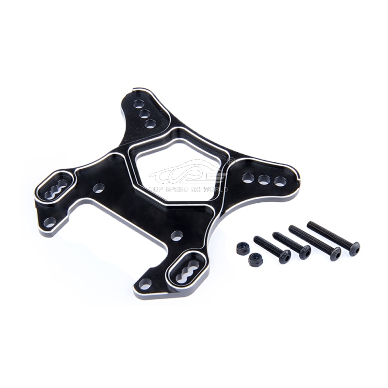 TOP SPEED RC WORLD Alloy 8MM front shock absorber bracket Black fit Losi 5ive T