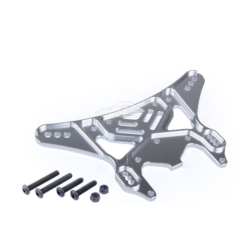 TOP SPEED RC WORLD Alloy 8MM Rear shock absorber bracket Silver fit Losi 5ive T