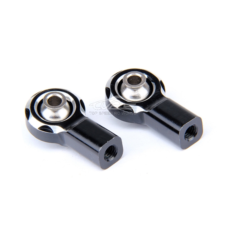 TOP SPEED RC WORLD Metal Front rod end set Black fit 1/5 RC Buggy HPI BAJA RV KM 5B