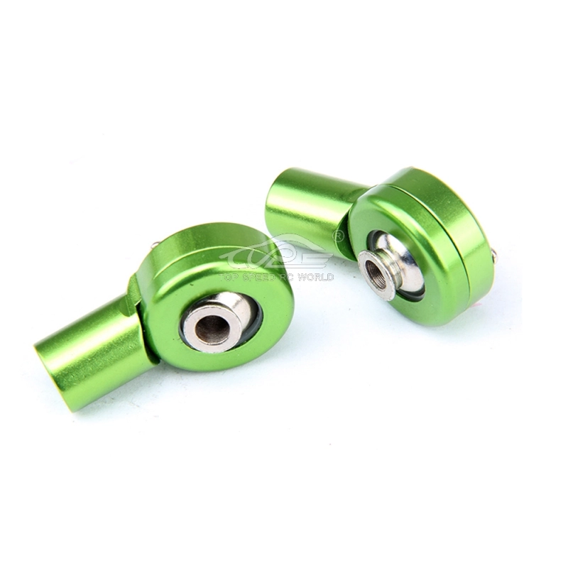 TOP SPEED RC WORLD Metal Front rod end set Green fit 1/5 RC Buggy HPI BAJA RV KM 5B