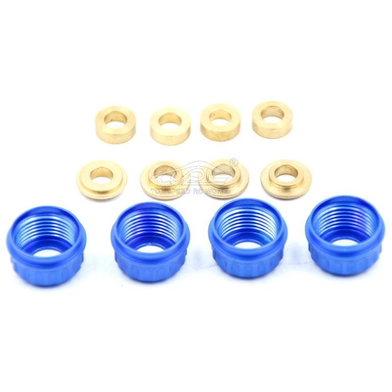 Alloy shock lower cap Blue for Losi 5ive-T