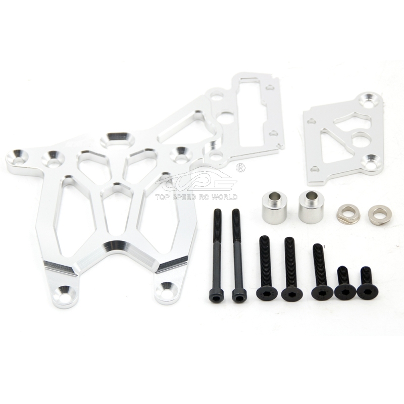 Alloy rear upper plate Set Silver fit 1/5 RC HPI BAJA 5B 5T 5SC