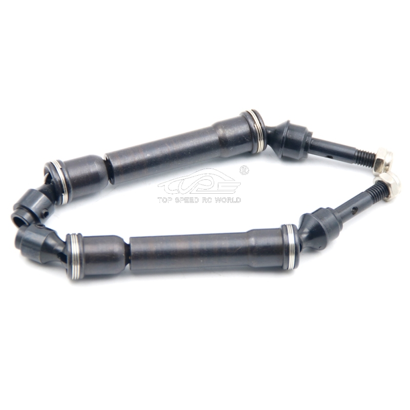 RCSUQARE Hardened Steel Rear CVD axles set for Traxxas Slash Stampede 4x4 Rally