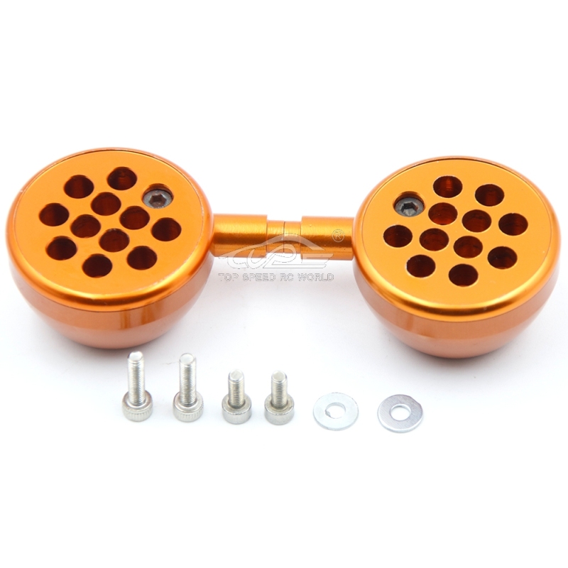 Alloy light bucket set Orange Fit 1/5 HPI Baja 5B 5T 5SC