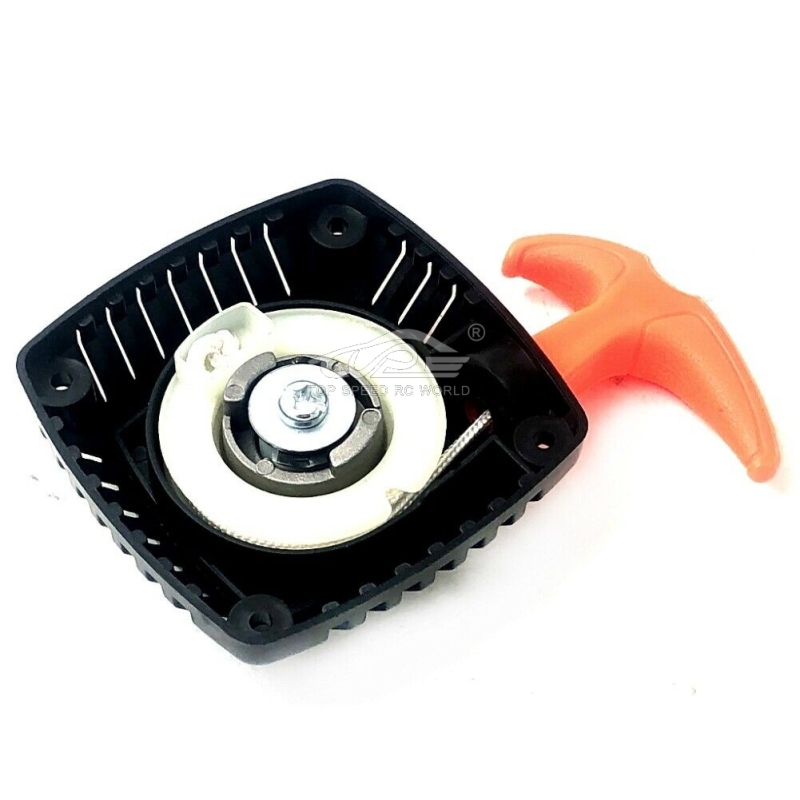 Pull Starter with Orange Handle for 23CC-30.5CC Engine 1/5 Gas RC Car HP Rovan Km Rofun BajaI Losi FG REDCAT RCMK MCD Engines Truck Rc Car Parts