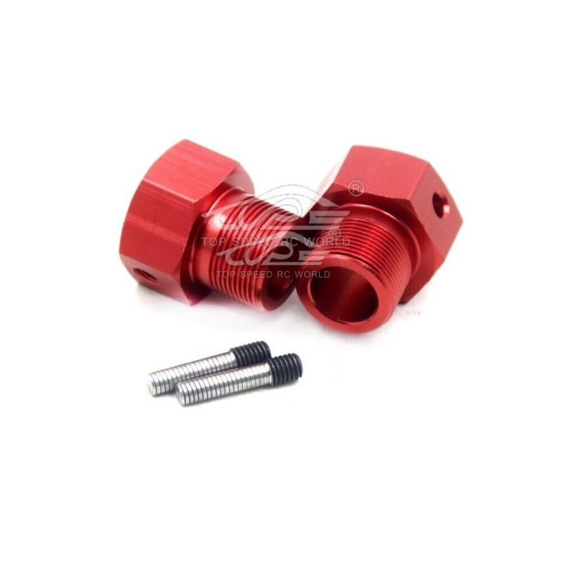 TOP SPEED RC WORLD  Alloy CNC Rear Wheel Axle Hex Hub 24mm Fit 1/5 HPI ROFUN ROVAN KM BAJA 5B 5T 5SC TRUCK RC CAR PARTS