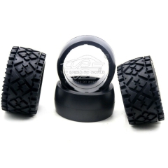 FLMLF All-Terrian Rear Tire With Inner Foam Fit 1/5 RC Buggy HPI BAJA ROVAN KINGMOTOR ROFUN 5B PARTS