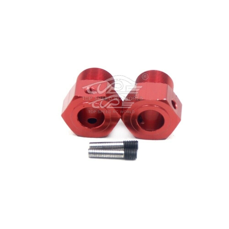 TOP SPEED RC WORLD  Alloy CNC Rear Wheel Axle Hex Hub 24mm Fit 1/5 HPI ROFUN ROVAN KM BAJA 5B 5T 5SC TRUCK RC CAR PARTS