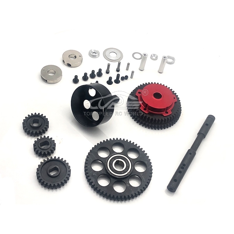 TOP SPEED RC WORLD GTB 3 Speed Transmission Kit Without Shell for 1/5 HPI Rofun BAJA Rovan KM 5B 5T 5SC Truck Rc Car Parts