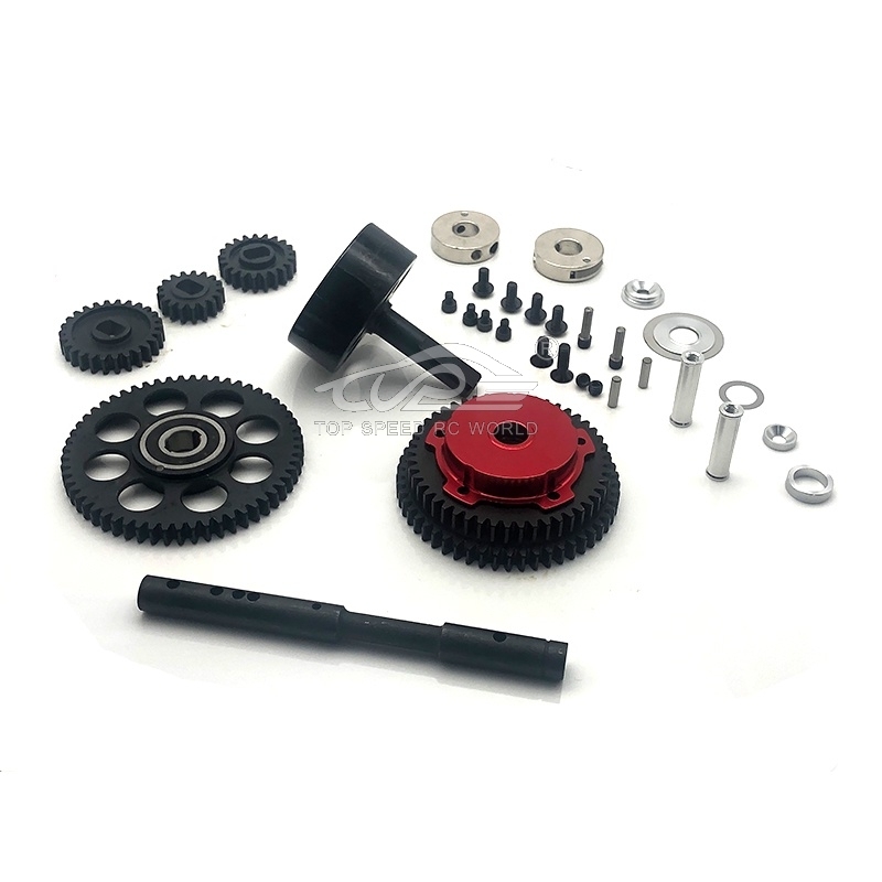 TOP SPEED RC WORLD GTB 3 Speed Transmission Kit Without Shell for 1/5 HPI Rofun BAJA Rovan KM 5B 5T 5SC Truck Rc Car Parts