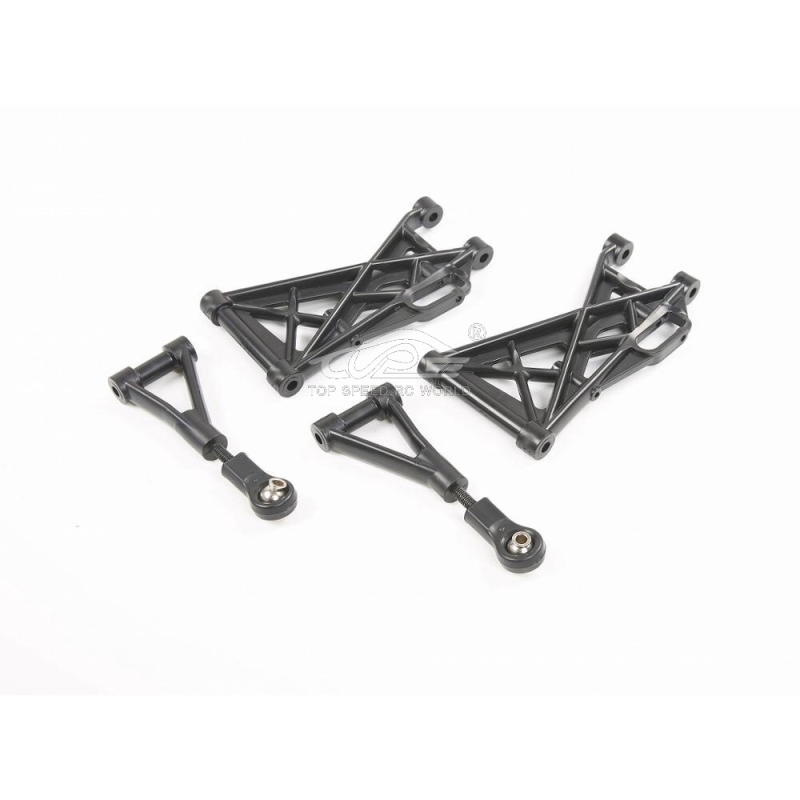 TOP SPEED RC WORLD Plastic Front and Rear Suspension A-Arm Kit (Gen.1) Fit for 1/5 HPI ROFUN BAHA ROVAN KM BAJA 5B 5T 5SC RC CAR Toys PARTS