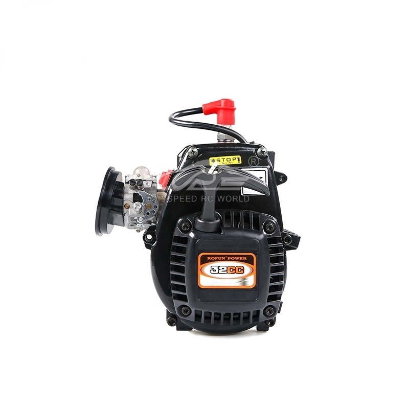 TOP SPEED RC WORLD 32cc 4 Bolts Engine for 1/5 Hpi Rovan KM Rofun Mcd Baja 5b 5t 5sc Losi Fg Redcat Cen Rcmk Ddt Fid Racing Truck Rc Car Parts