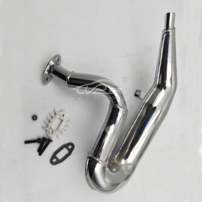 TOP SPEED RC WORLD Exhaust Pipe for 1/5 Hpi Rofun Rovan Km Mcd Gtb Racing Baja 5b Ss Truck Rc Car Toys Parts
