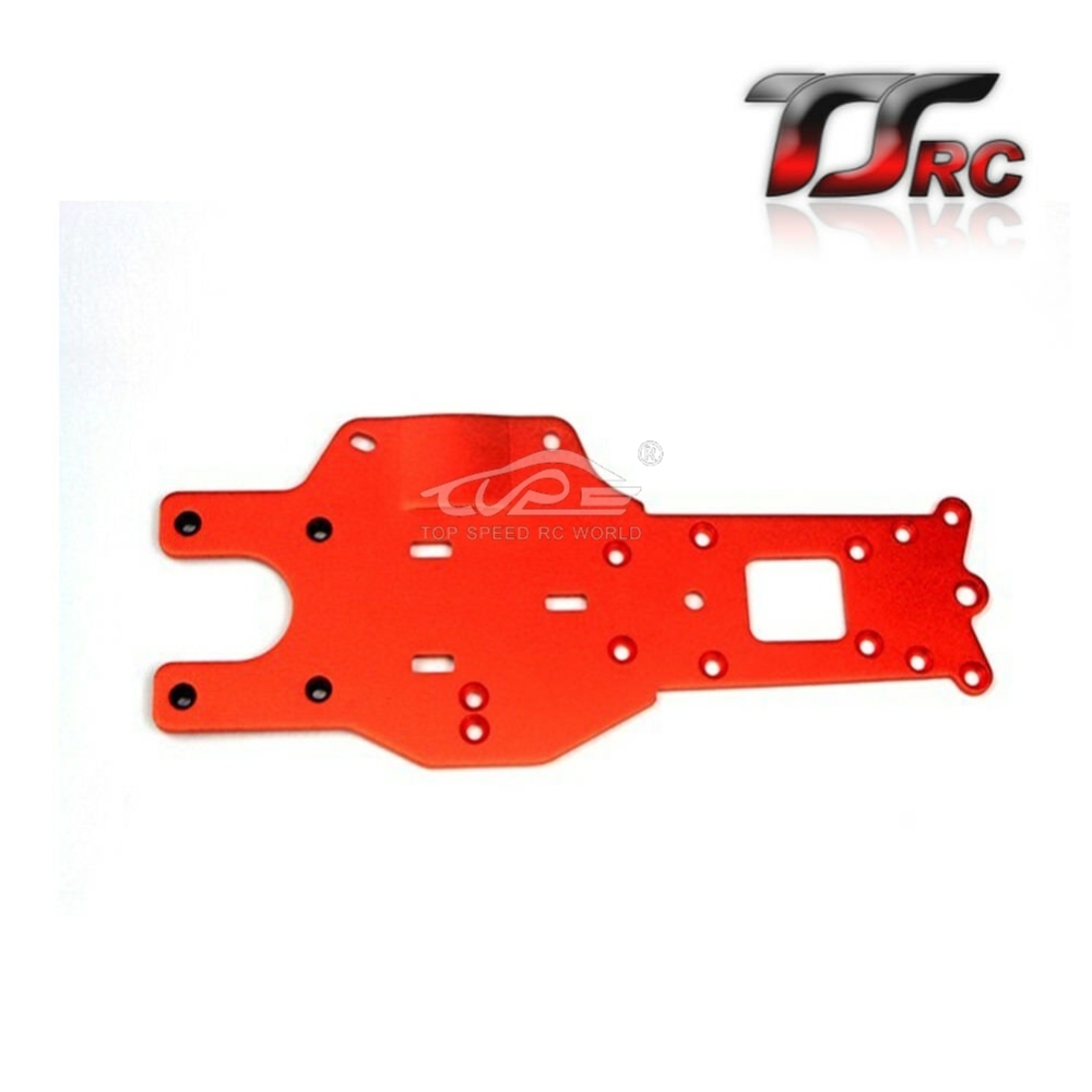 TOP SPEED RC WORLD Metal Rear Chassis Plate Fit 1/5 HPI BAJA Rovan KM Rofun 5B 5T 5SC Truck Rc Car Parts
