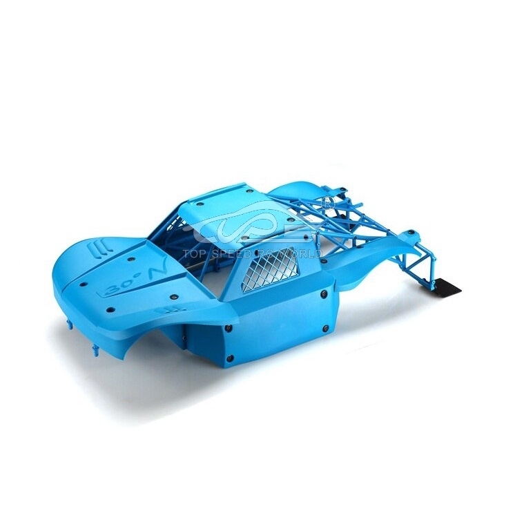 TOP SPEED RC WORLD Body Completely set Include rollcage and bodyshell Blue for Losi 5ive T