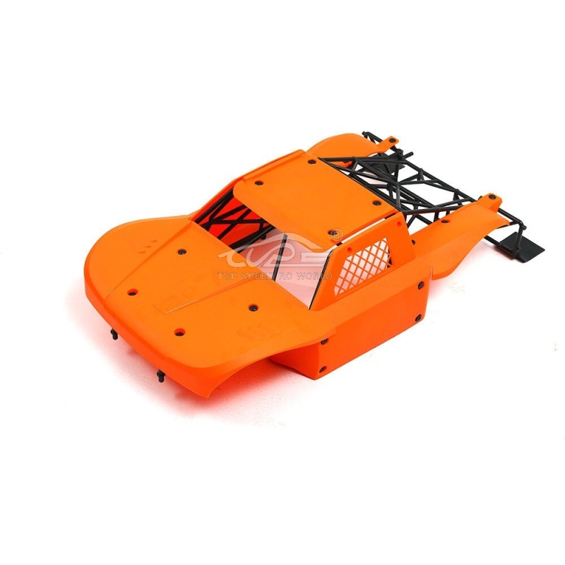 TOP SPEED RC WORLD Body Completely set Include rollcage and bodyshell Orange for Losi 5ive T