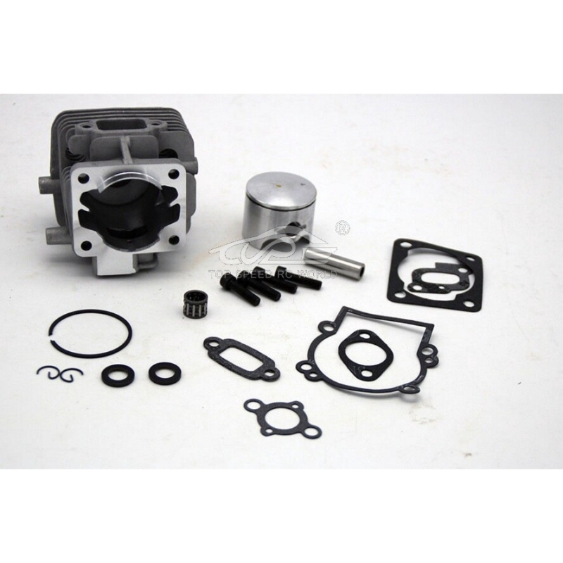 TOP SPEED RC WORLD 35cc 4 Bolt Cylinder Head Piston Set ONLY fit for TSRC Kingmotor XJM Engine