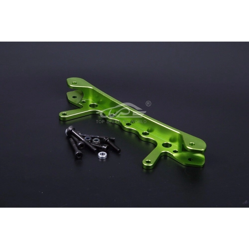 TOP SPEED RC WORLD TSRC CNC Rear shock brace set Green fit 1/5 RC Buggy HPI BAJA RV KM 5B 5T 5SC