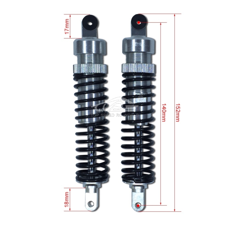 TOP SPEED RC WORLD Metal Rear Shock Absorber Fit for 1/5 ROVAN BM FG Monster Hummer Truck Rc Car Parts