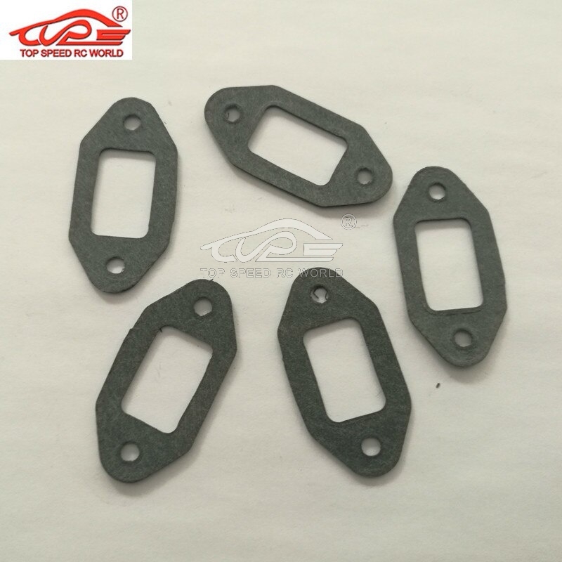 TOP SPEED RC WORLD Exhaust Pipe Gasket Fit 45CC Engine for 1/5 Hpi Rovan Km Mcd Redcat Rcmk FID Gtb Racing Baja Losi Truck Rc Car Parts