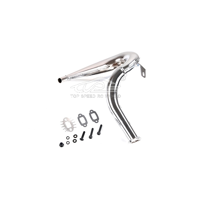 TOP SPEED RC WORLD Metal Exhaust Pipe for 1/5 HPI ROVAN Kingmotor Rofun BAJA 5B Buggy Rc Car Parts