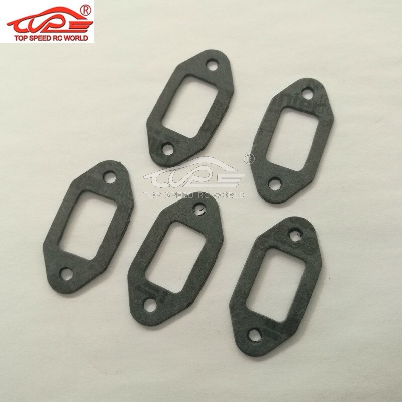 TOP SPEED RC WORLD Exhaust Pipe Gasket Fit 45CC Engine for 1/5 Hpi Rovan Km Mcd Redcat Rcmk FID Gtb Racing Baja Losi Truck Rc Car Parts