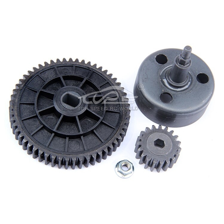 Upgraded Clutch Bell Metal Cup Gear Set ( High Speed 19T/55T) for 1/5 Scale Hpi Rovan KM ROFUN Baja 5B 5T 5SC SS TRUCK RC CAR Parts