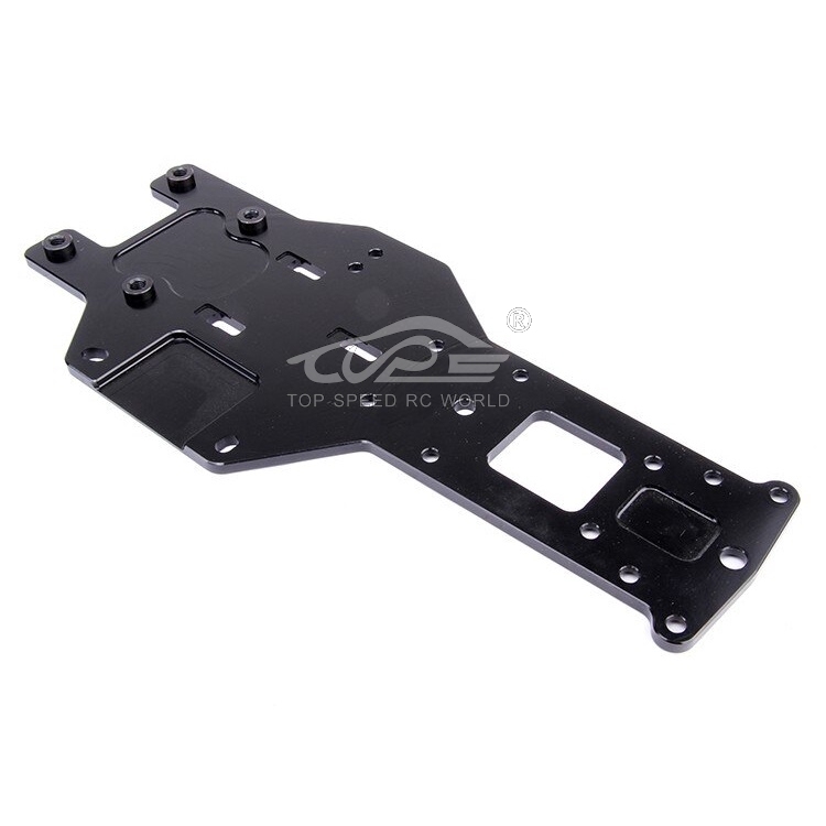TOP SPEED RC WORLD Metal Thickened Rear Chassie Plate for 1/5 Hpi Rovan Km Baja 5b 5t 5sc Truck RC Car Parts