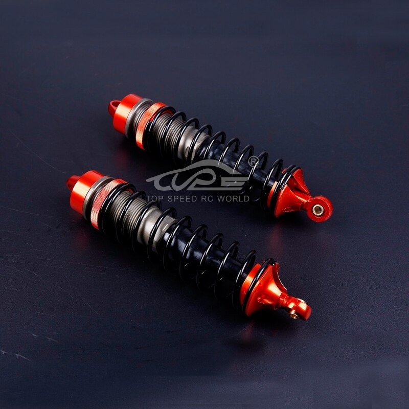 TOP SPEED RC WORLD CNC Metal Rear Shock Assembly 2pc for 1/5 ROFUN ROVAN LT LOSI 5IVE-T DDT FID RACING TRUCK SPARE TOYS PARTS