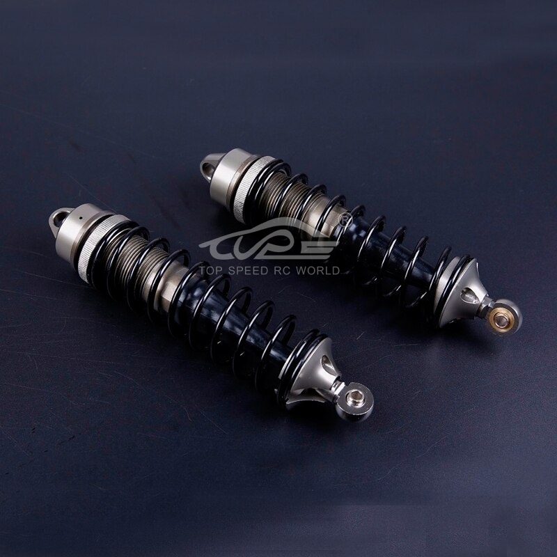 TOP SPEED RC WORLD CNC Metal Rear Shock Assembly 2pc for 1/5 ROFUN ROVAN LT LOSI 5IVE-T DDT FID RACING TRUCK SPARE TOYS PARTS