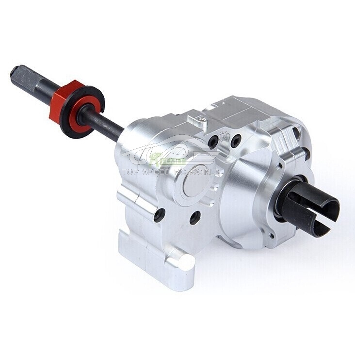 TOP SPEED RC WORLD Alloy CNC Heavy Complete Diff Gear Box Differential Gear Box Fit for 1/5 HPI ROVAN KM BAJA 5B 5T 5SC SS TRUCK RC CAR PARTS