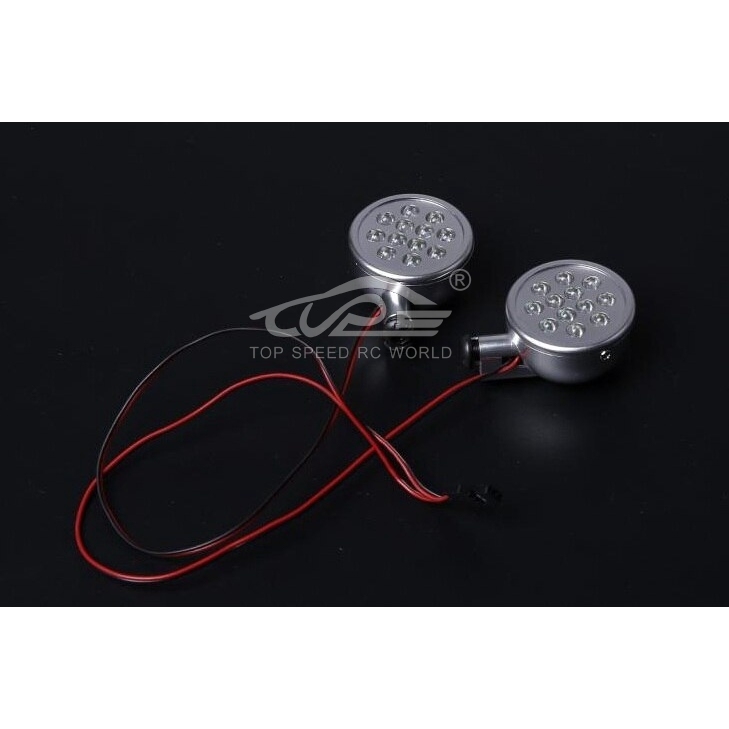 TOP SPEED RC WORLD CNC Alloy Light Set with LED Light for 1/5 Hpi Rovan Kingmotor Rofun Baja 5b 5t 5sc Rc Car Parts