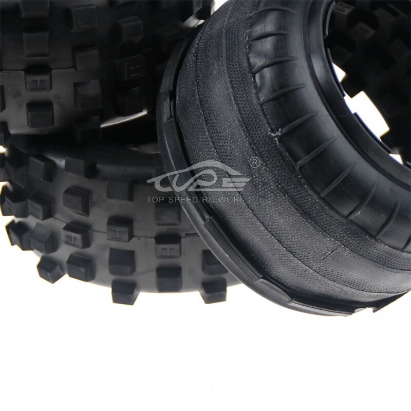 TOP SPEED RC WORLD 1/5 Rc Car Off-road Tire Skin Kit 4pc for Losi 5ive T Rovan LT Kingmotor X2 DDT FID RACING DBXL Truck PARTS