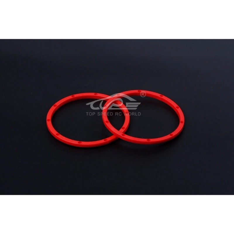 TOP SPEED RC WORLD Nylon Wheel Beadlock Ring 2PC for 1/5 Hpi Rovan Km Mcd Gtb Racing Baja 5b 5t 5sc Ss Truck Rc Car Parts