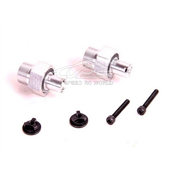 TOP SPEED RC WORLD Metal Front Wheel Axle Kit for1/5 HPI KM ROVAN Rofun Baja 5sc Truck Rc Car Parts