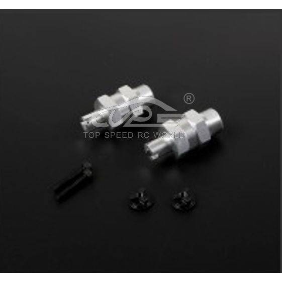 TOP SPEED RC WORLD CNC Metal Upgrade Front Hex Hub Fit for 1/5 HPI ROVAN ROFUN KM BAJA 5SC TRUCK PARTS
