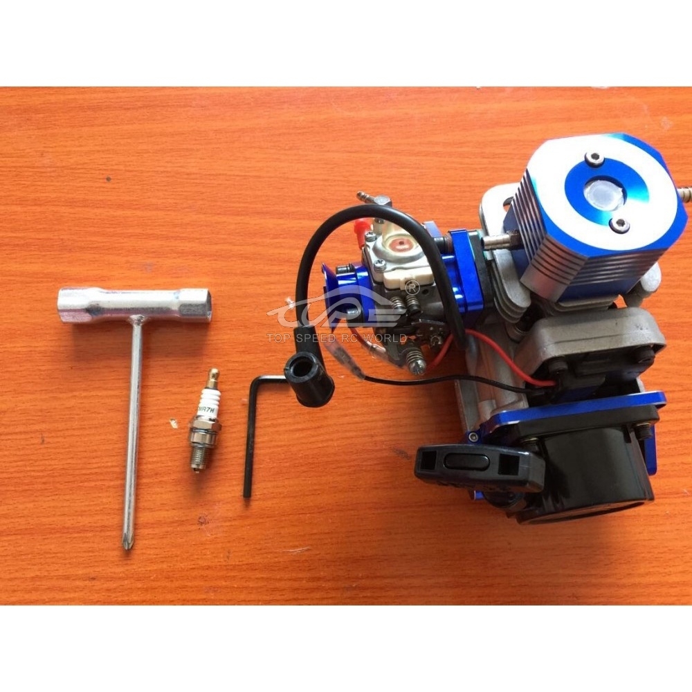 TOP SPEED RC WORLD 29cc 2-Stroke RC boat Petrol Marine Gas Engine for Racing Boat VS ZENOAH G290PUM