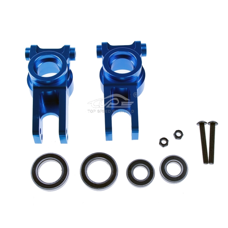 TOP SPEED RC WORLD Alloy Rear Hub kit Blue fit Losi 5ive T