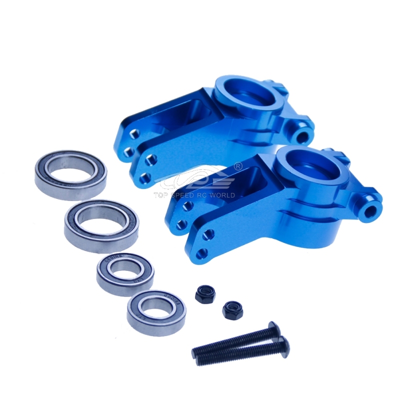 TOP SPEED RC WORLD Alloy Rear Hub kit Blue fit Losi 5ive T